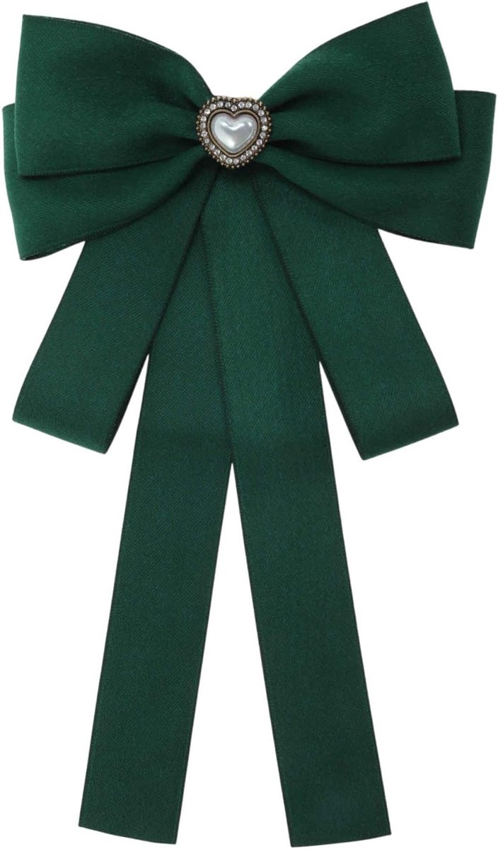 Broche van lint voor dames, voorgeknoopte vlinderdas, voor feesten, bruiloften, kerstcadeaus