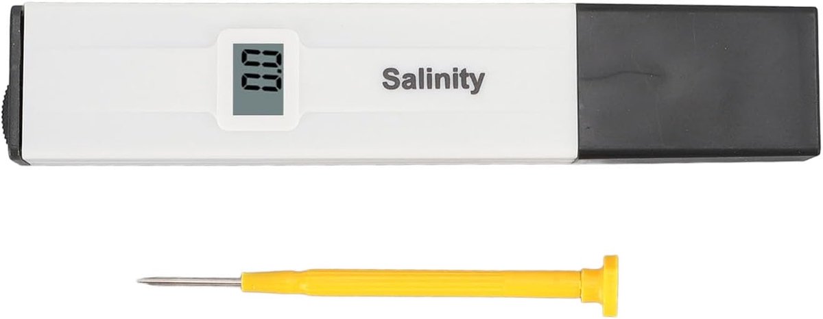 Zoutgehalte Tester 0 tot 19,90% Meetbereik Nauwkeurige Zoutmeter voor Keuken Aquarium Drinkwater Soep