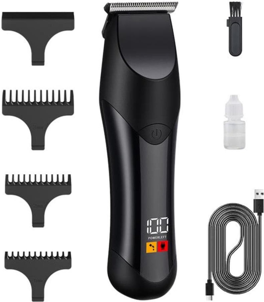 Digitale tondeuse - Draadloze, oplaadbare baardtrimmer voor professionele styling.