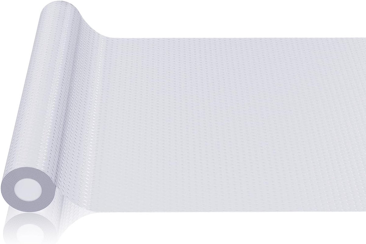 SnelShoppen - Antislip Keuken Lade Mat 30 x 150 cm - 2 Rollen EVA Plastic - Waterafstotend en Makkelijk te Schoonmaken - Ideaal voor Keuken, Koelkast