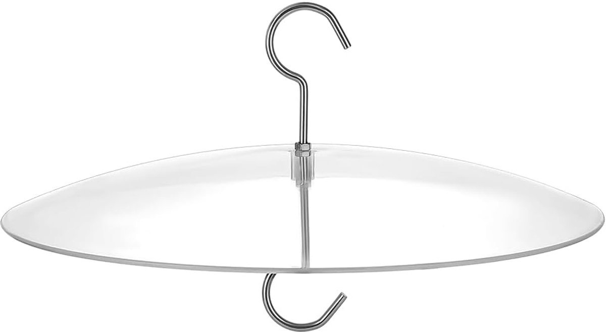 1 stuks ronde beschermplaten voor vogelvoederdispenser, 12 inch, eendelige afdekking voor regenbescherming, vogelvoederdispenser, eekhoornbescherming, vogels