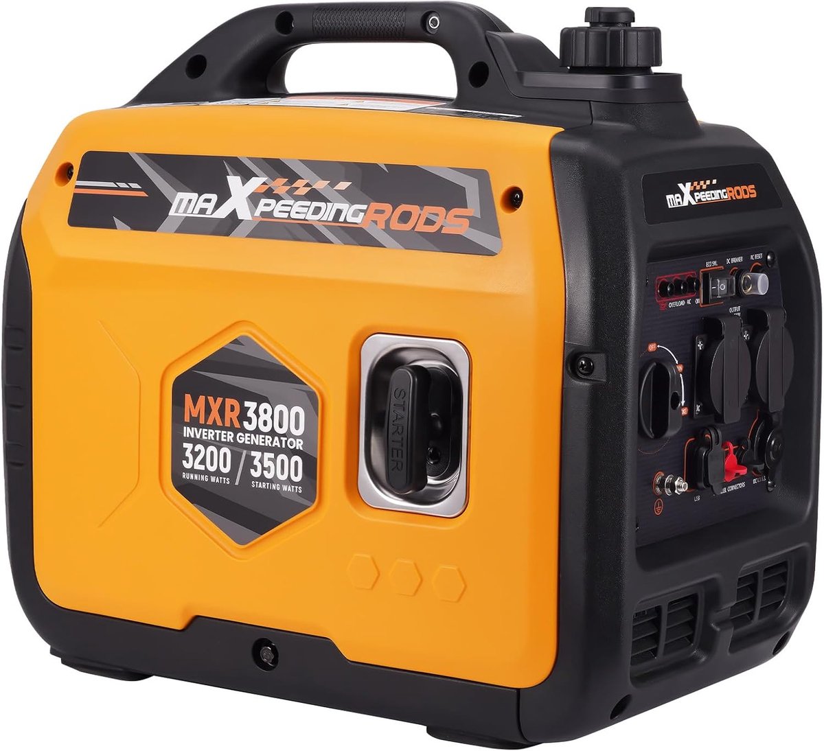 Generator 52x33.3x48.4 cm - 3500W piekvermogen - super stil - lichtgewicht - Industrohome