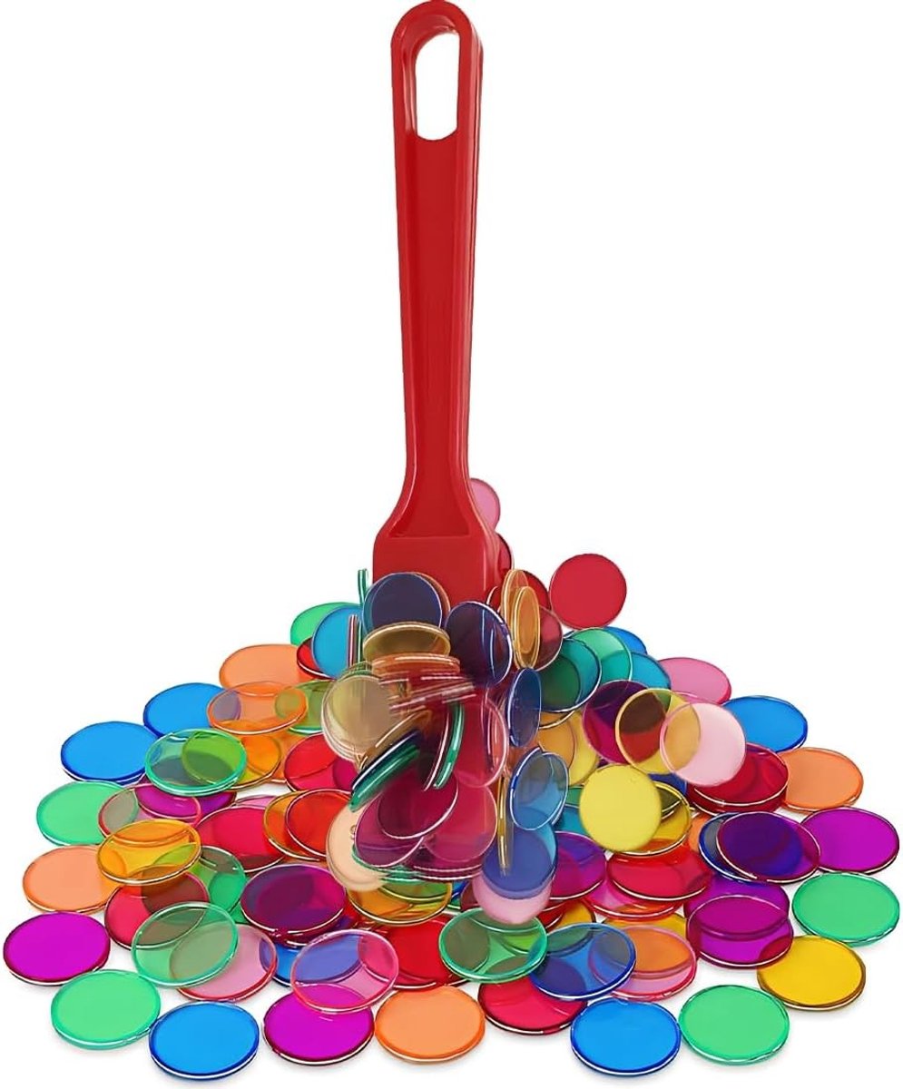 Magnetische Staven en Bingo Chips Set - Multikleurig - Compact - Duurzaam Oxford-weefsel - Voor Spellen en Activiteiten