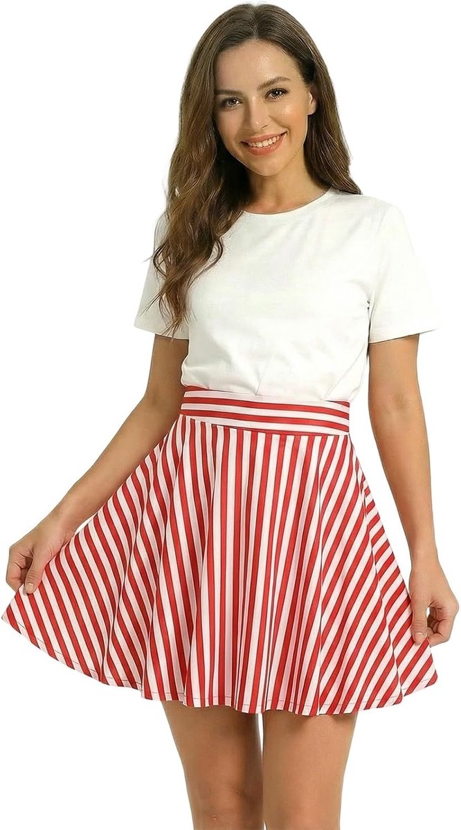 Damesrok, hoge taille, elegant, chique, midi, geplooid, kantoor, potlood, casual, lang, uitlopend, zomer, avond, vintage, zwart, bohemien, A8