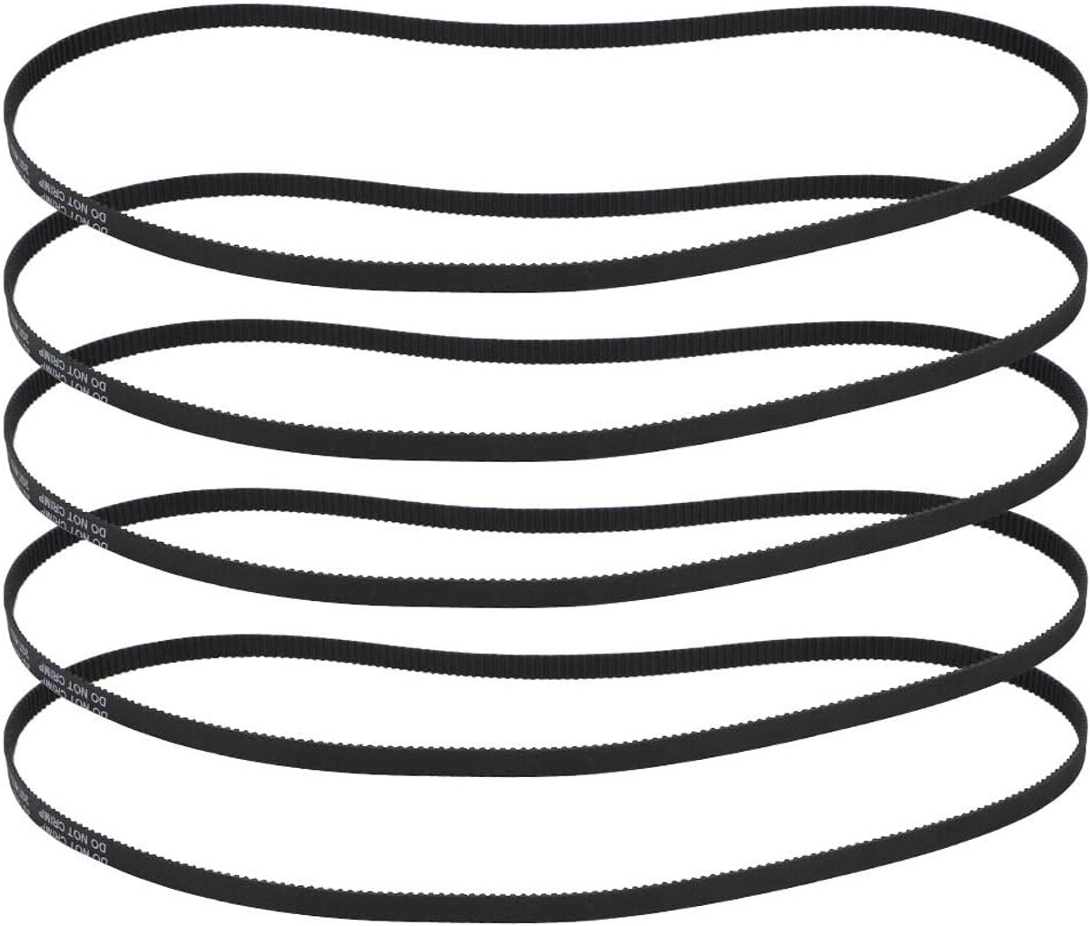 【???????????????????? ???????????????????????? ????????????????????】Praktische toepasbaarheid zwart gesloten tandriem, 5 stuks 3D-printeronderdelen mm rubber gesloten tandriem ring gesloten