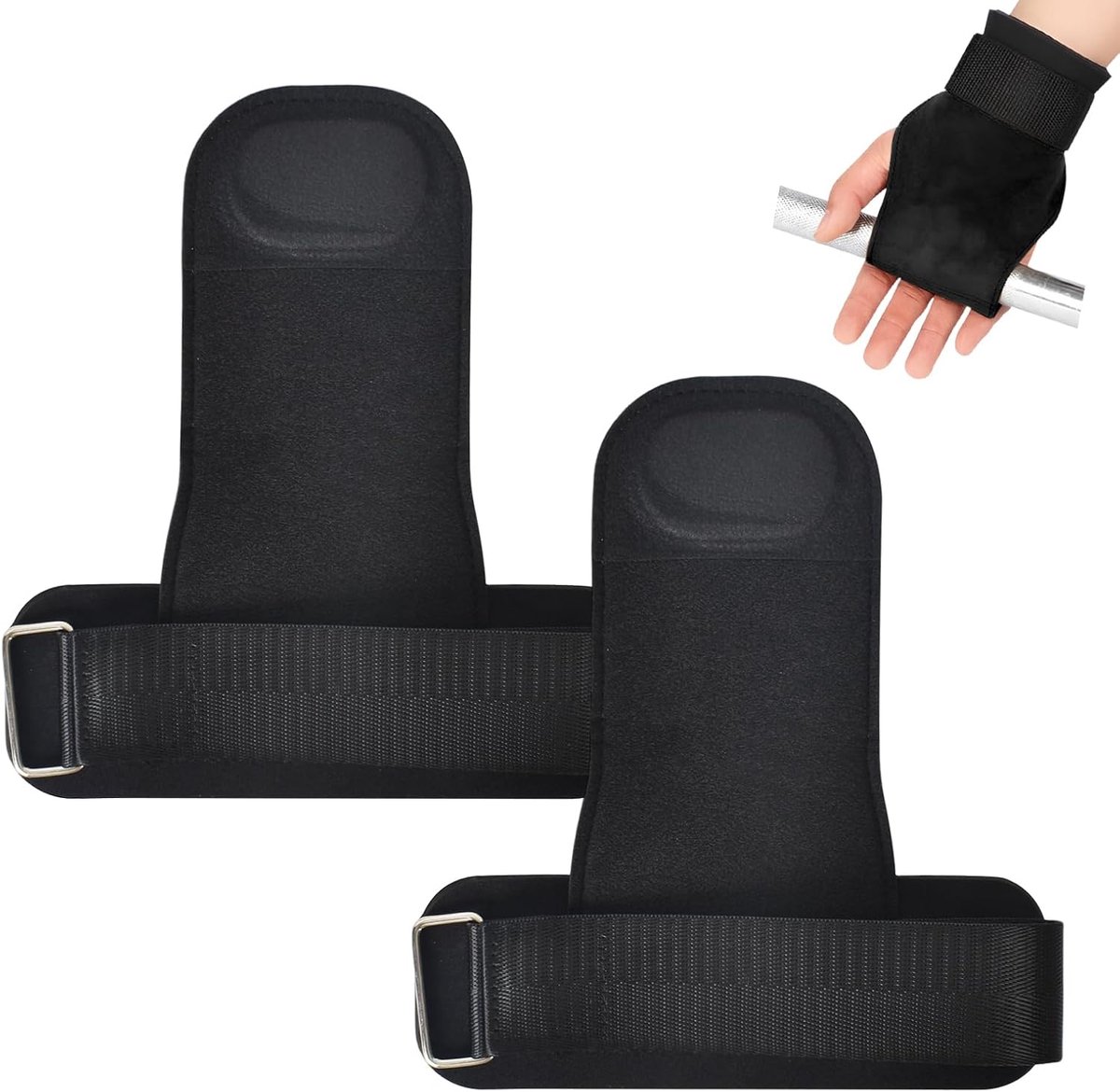Polsbanden voor gewichtheffen, polsbandages voor training, fitnessstudio, gewichtheffen voor deadlifting, optrekstang - ShopVlot