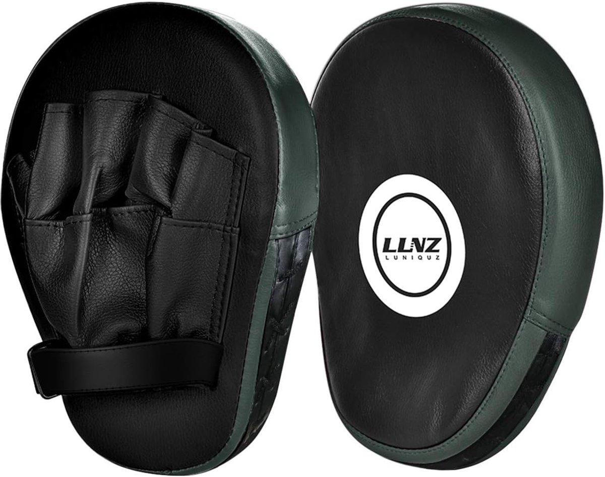 1 Pair PU Handpads Pads Boxing Boxing Kickboxing Pads Pre-Curved Kick-MMA Muay Thai Taekwondo Hand Stroke Pads - ShopVlot