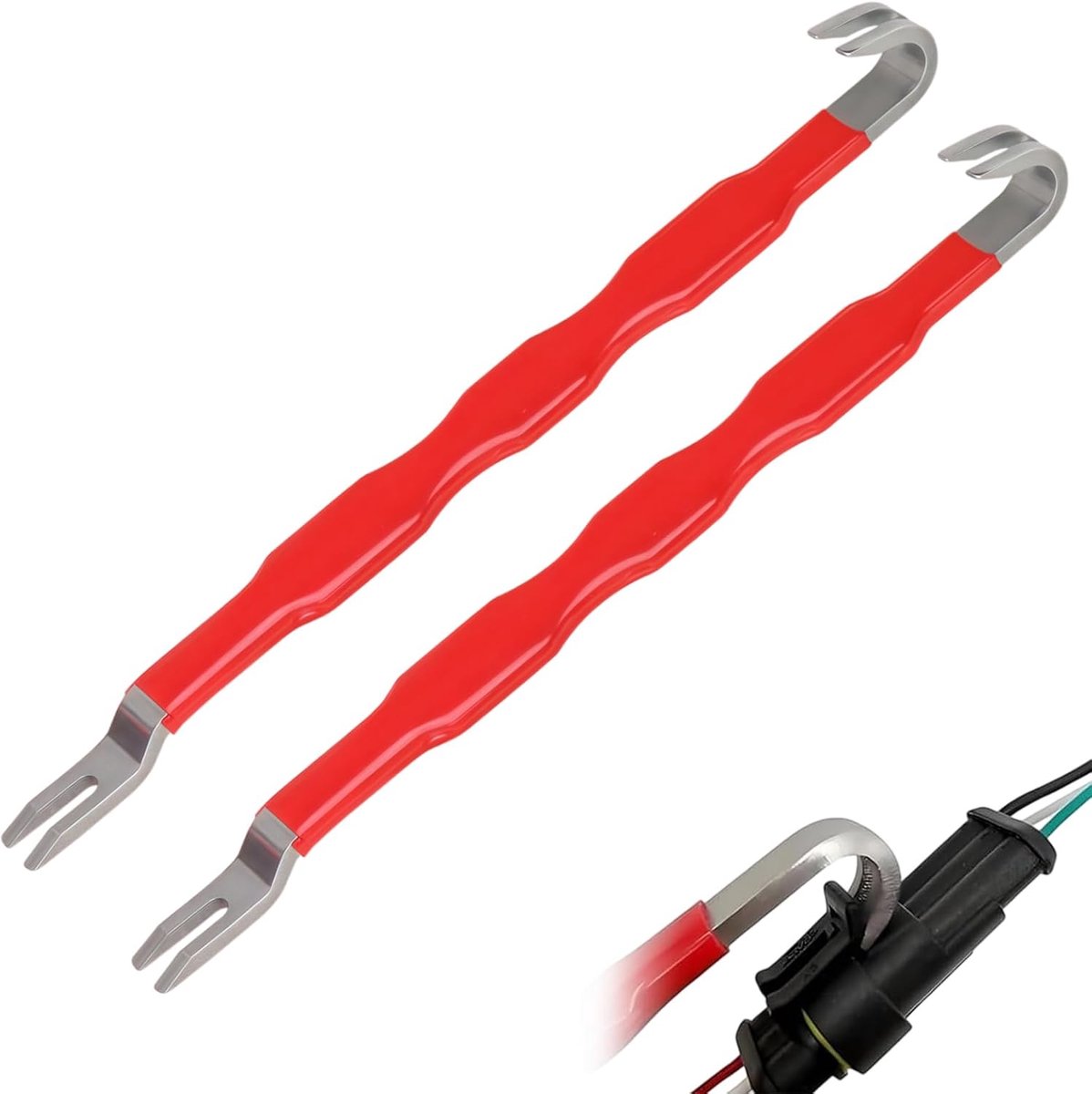Steckverbinder Trennwerkzeuge Set - 2 Stuks Dismanteling Tool - Multifunctioneel - Snelle en veilige ontkoppeling - ShopVlot