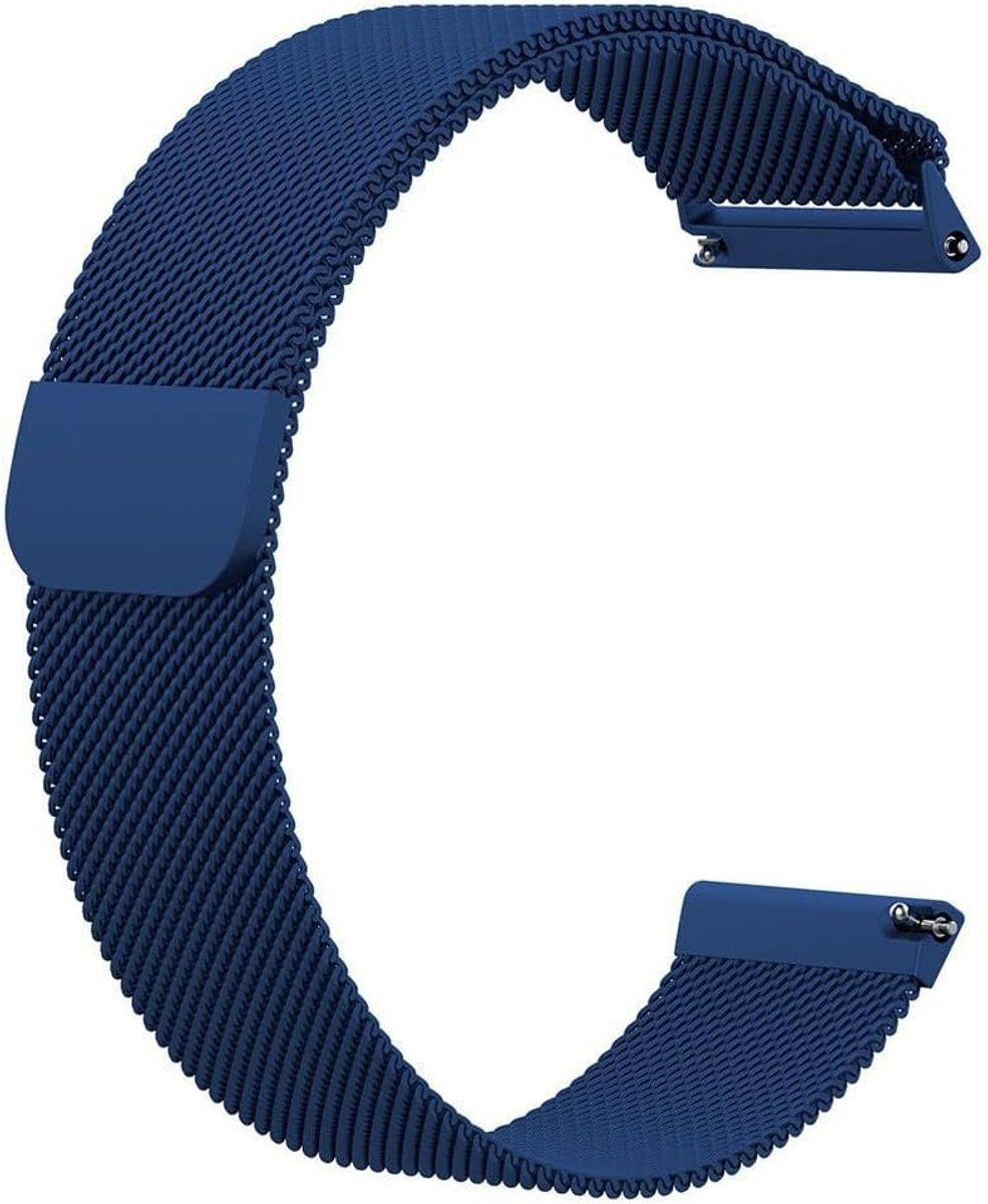 Metalen armband 18mm 20mm 22mm - magnetisch - roestvrij staal - verstelbare vervangende strap - ShopVlot