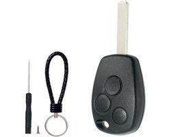 SUPALAND Vervangende Autosleutelshell Compatibel met Opel Vivaro Voor Renault Clio/ Modus/ Trafic/ Master/ Kangoo/ - ShopVlot
