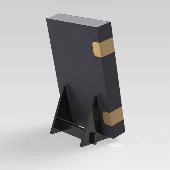 Acryl boekensteun, acryl display, schildersezel, zwart, plaatstandaard, tentoonstellingsstandaard, fotolijst, standaard voor display van foto's, boeken, notities, notebooks, handwerk — afbeelding 4