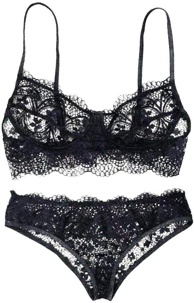 Sexy Lingerie Voorgevormde BH 5 Breasted Dames BH-sets