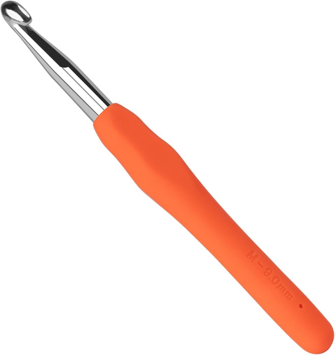 Haaknaalden, ergonomische haaknaalden, ergonomisch zacht handvat van aluminium voor beginners en hobby's om te haken