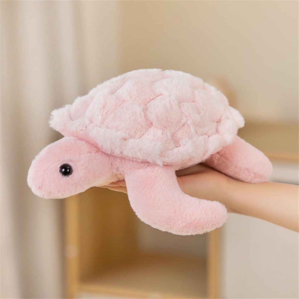 Schildpad pluche knuffeldier, schildpad, knuffeldier, schildpad, pluche speelgoed, pluche poppen, zacht kussen, cadeau, kinderspeelgoed (38 cm, roze)