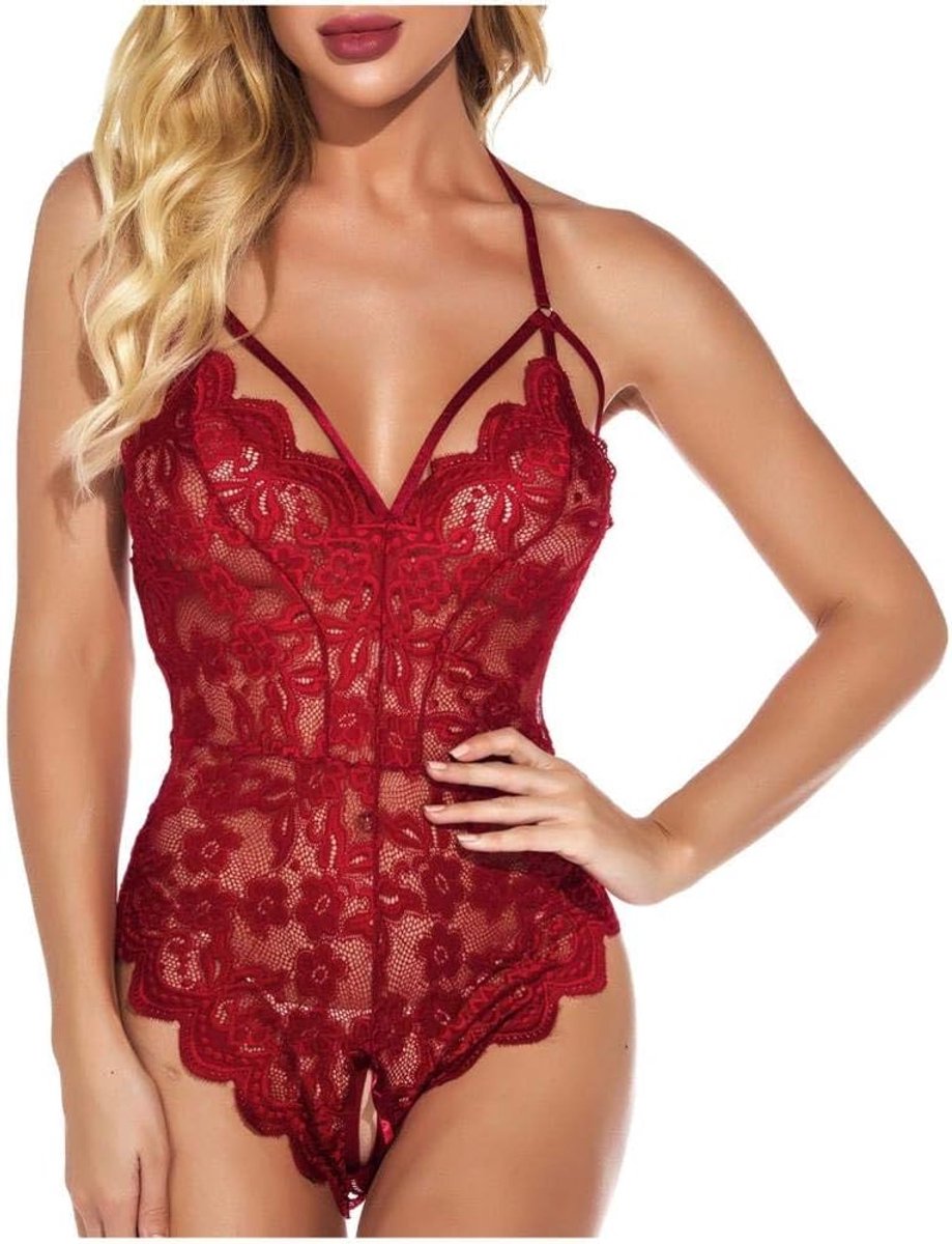 Lingerie & ondergoed Vrouwen pure lingerie holle kanten bodysuit ondergoed backless jumpsuit nachtkleding open sexy bodysuits bodysuit