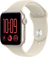 Apple Watch SE 3 - 44mm - Cellular - Sterrenlicht met sterrenlicht sportband (maat M/L)