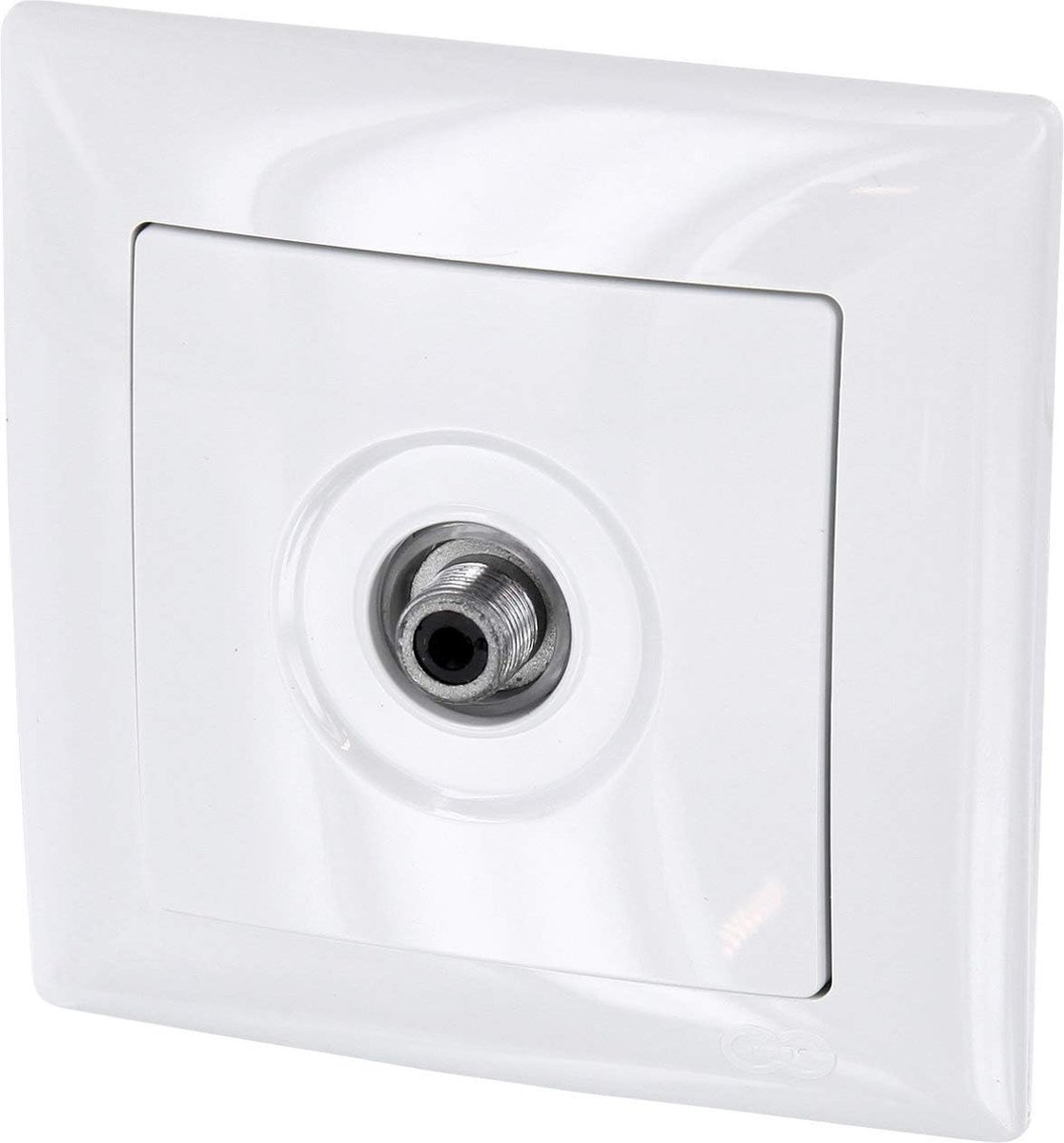 1-gaats satelliet end F-stekker, all-in-one, serie G1 zuiver wit