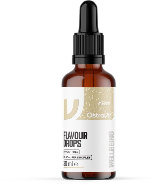 OstroVit Flavour Drops – Smaakdruppels – Vanille Smaak – 30ml