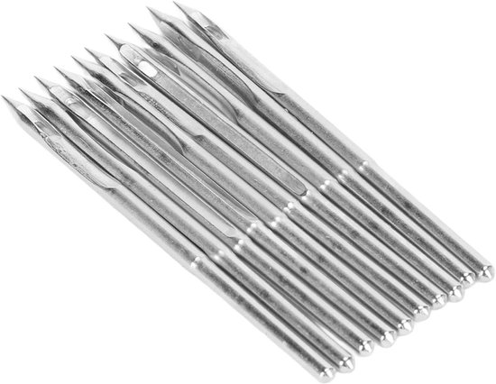 10 -sten Stalen Naaimachine Naald, Burrfree 5cm Borduurmachine Naaldset, Compatibel met GK9 -huis, en Rustresistant (GK9*200) (GK9*230) — afbeelding 2