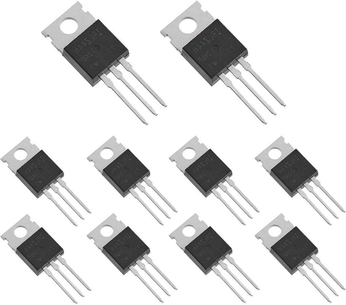N-kanaals mosfet transistor, 10 stuks, logisch niveau, power mosfet TO-220 voor elektronische projecten