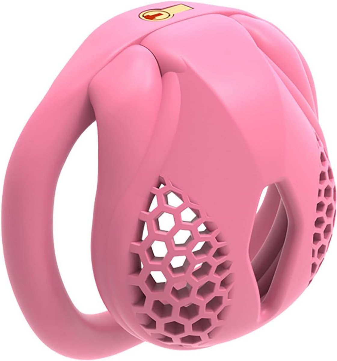 Chastity Cage Male Chastity Cage Small Chastity Devices BDSM Sex Flat Cock Cage for Sexual Adult (Ultramicro,Bent Ring)