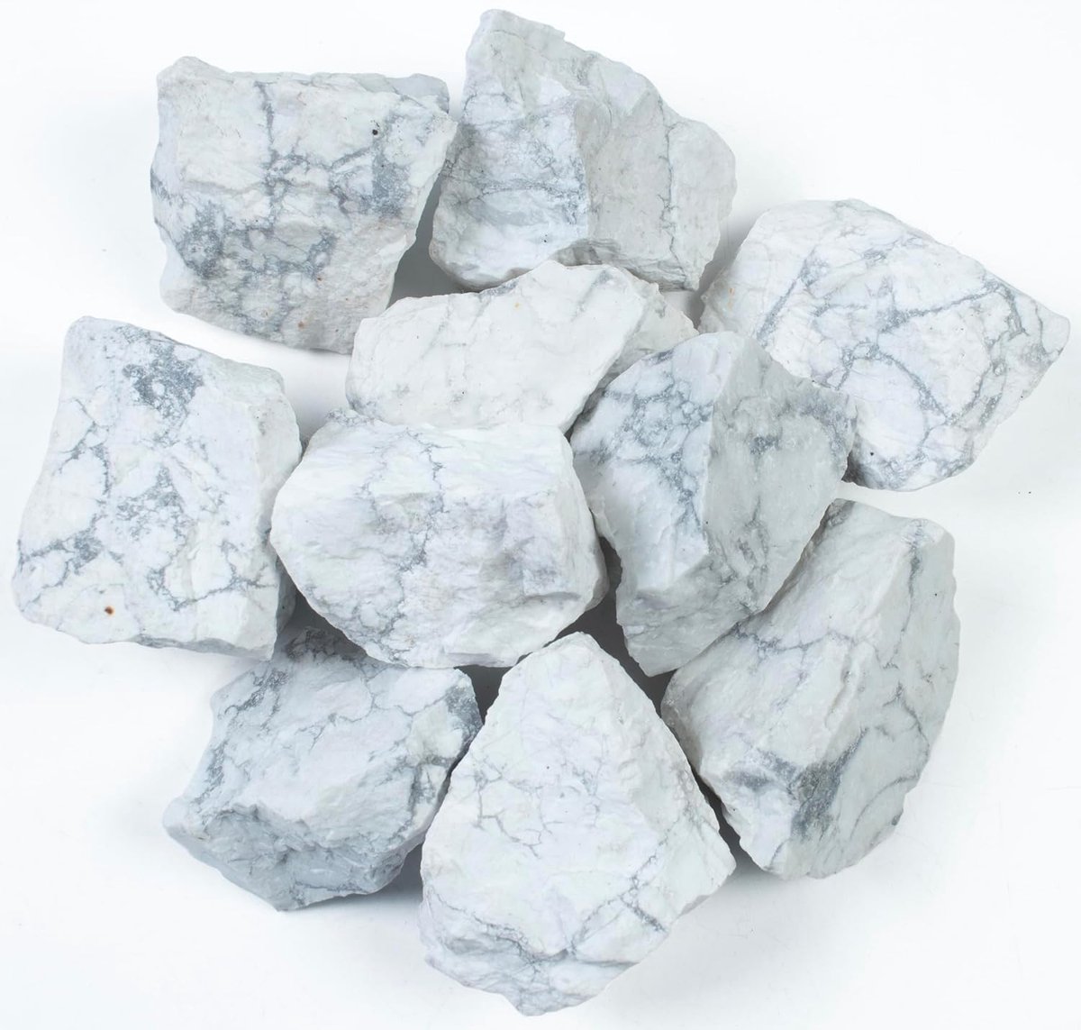 1LB Howliet Ruwe Stenen en Kristallen Bulk Onbewerkte Edelsteen