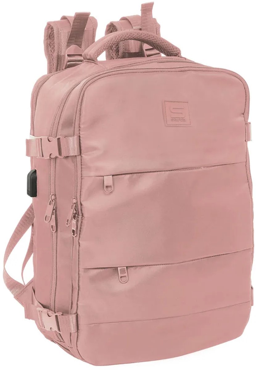 Schoolrugzak Safta Rosa Roze