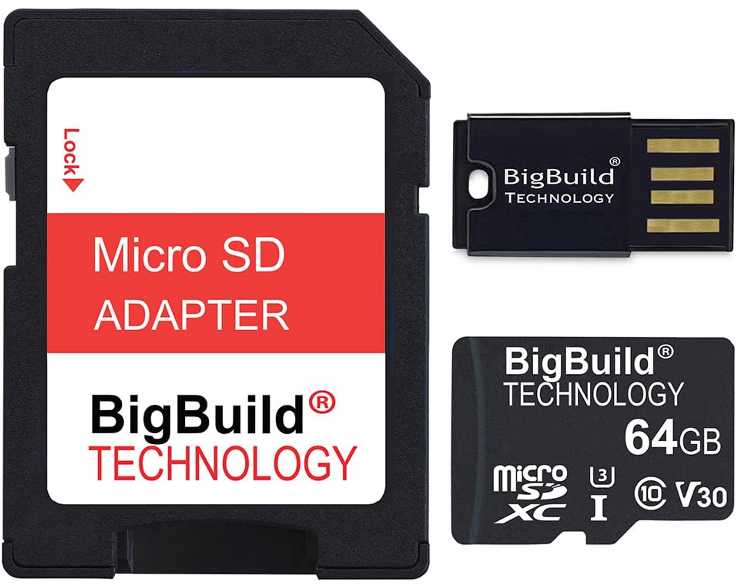 64GB Micro SDXC Geheugenkaart - U3 Class 10 voor Beveiligingscamera's