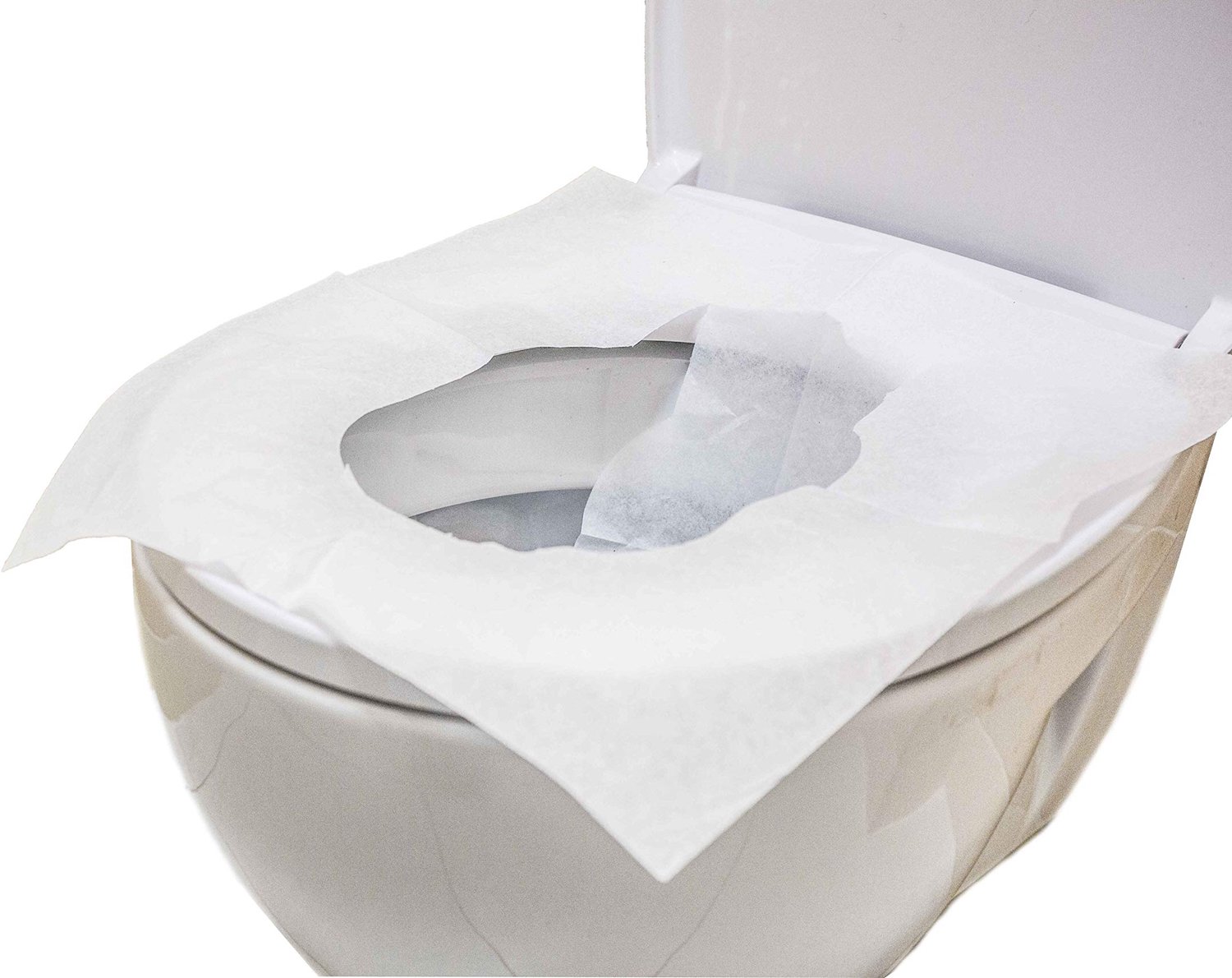 Wegwerp Toiletbril Covers - 200 Stuks Biologisch Afbreekbaar
