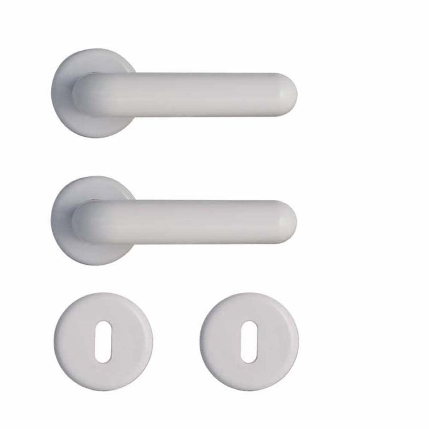 Interieur Deurhandgrepen - Rond - Wit