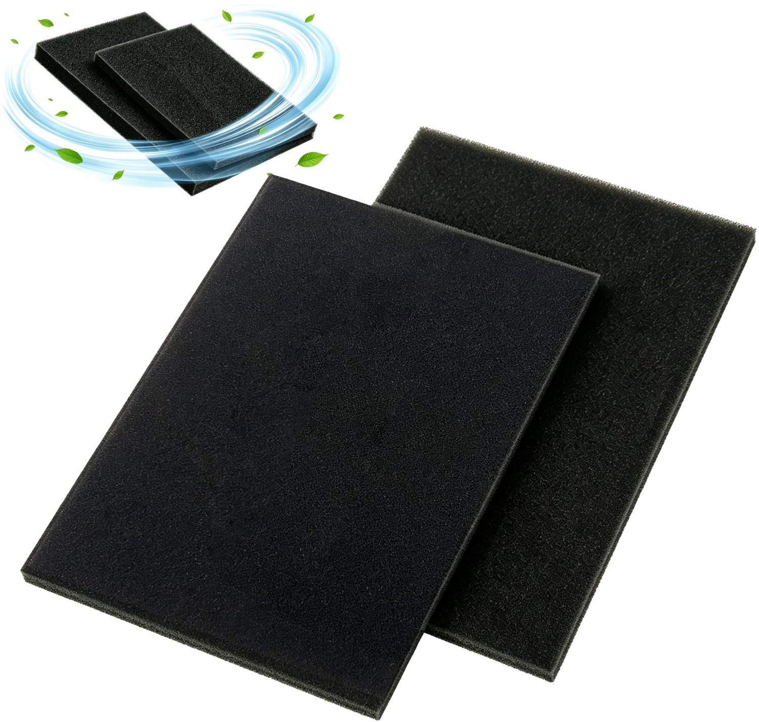 Filtermat luchtfiltermat luchtfilter schuim 2 stuks fijn 300x210x5 mm