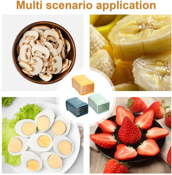 Set van 3 Mini Fruit Snijders voor de Keuken — afbeelding 4