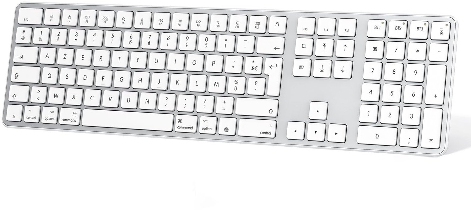 Draadloos Bluetooth Toetsenbord voor Mac met AZERTY Indeling