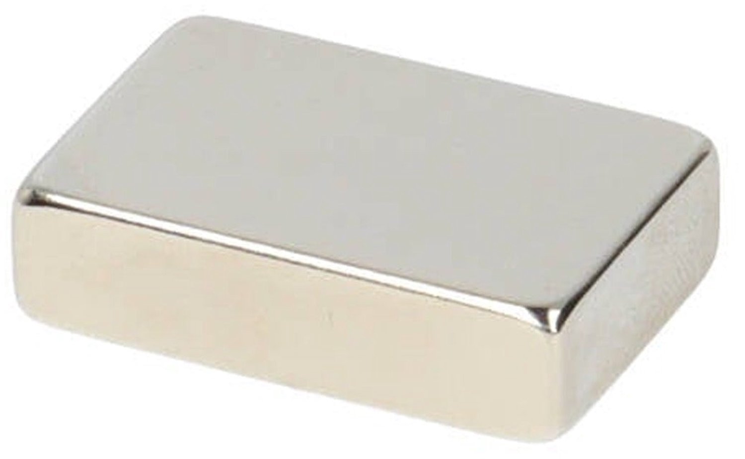 Neodymium Blokmagneet 30 x 20 x 8 mm N48 NiCuNi – 2 stuks