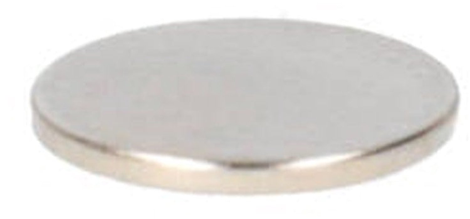 Neodymium Schijfmagneet Ø10 x 0,5 mm N48 NiCuNi – 40 stuks