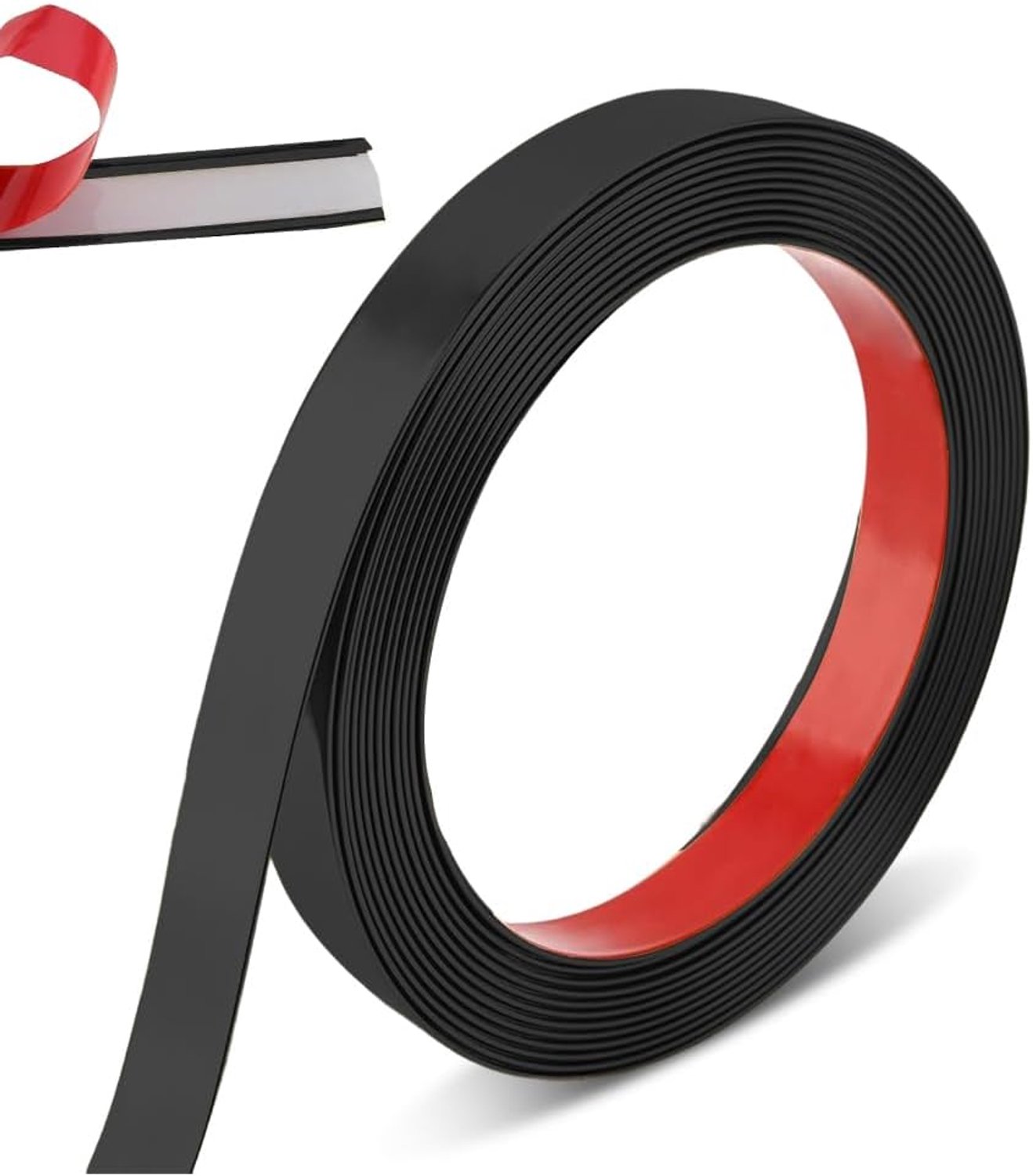 Sierlijsten, zelfklevend, 6 m x 2 cm, pvc, zelfklevend, randbescherming, flexibele zelfklevende sierstrip voor deuren, muren, ramen, spiegellijsten, v