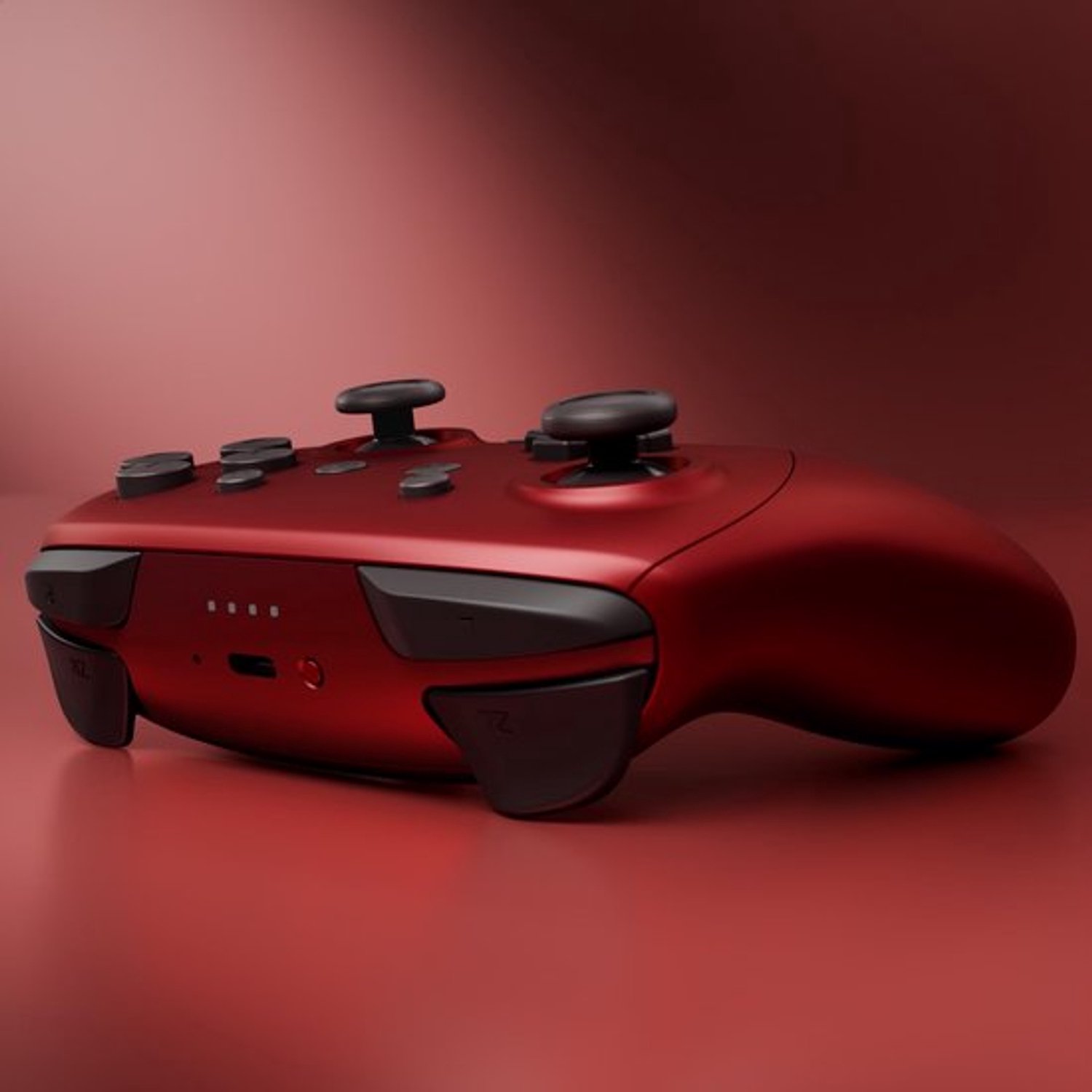 Behuizing voor Switch 2 Pro Controller, Voor- en Achtercover met Analoge Joystick en Vervangingsknoppen voor Controller- Cola Rood – foto 4