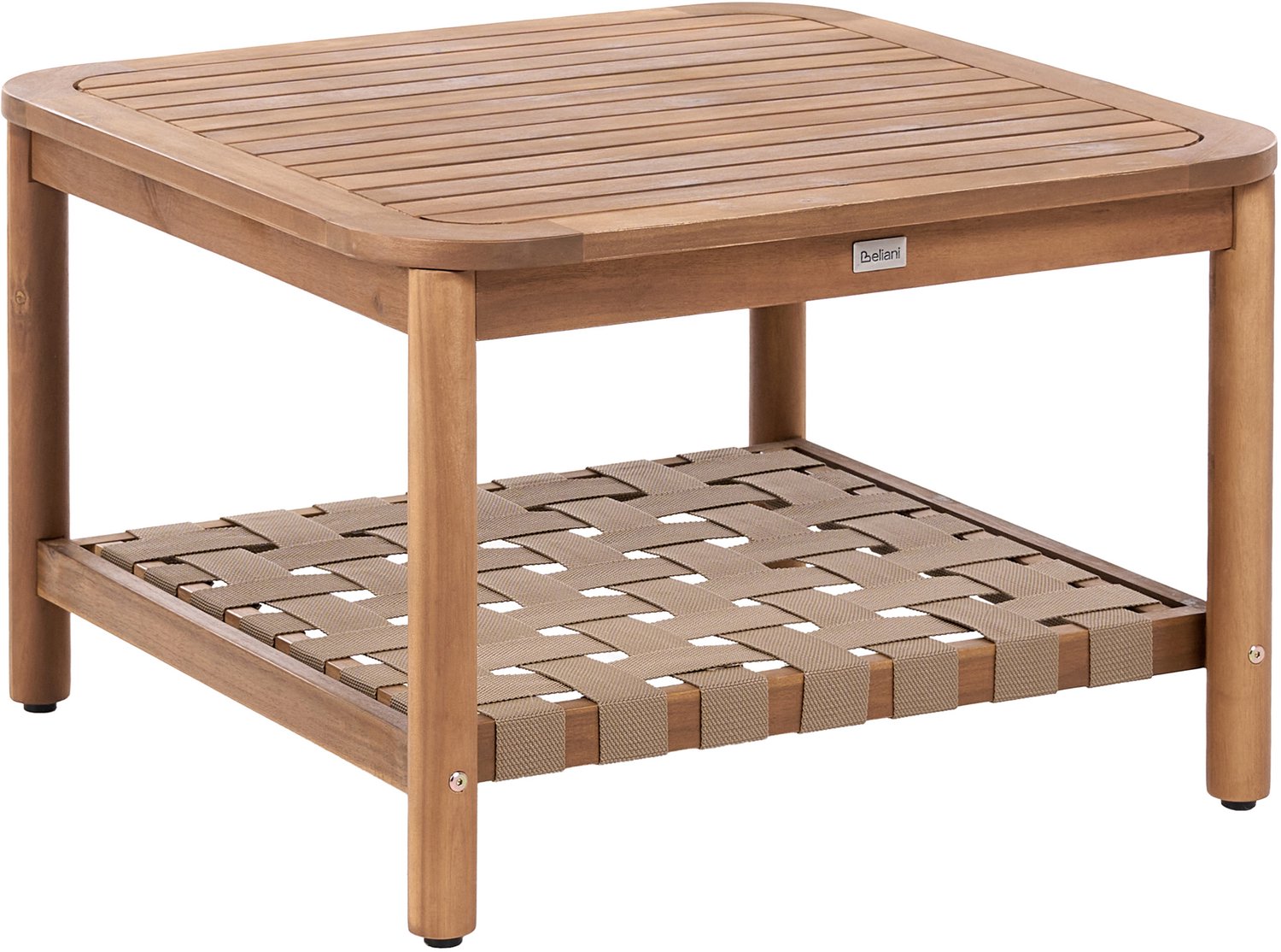 Beliani MILZANO - Tuinsalontafel - Bruin - Acaciahout
