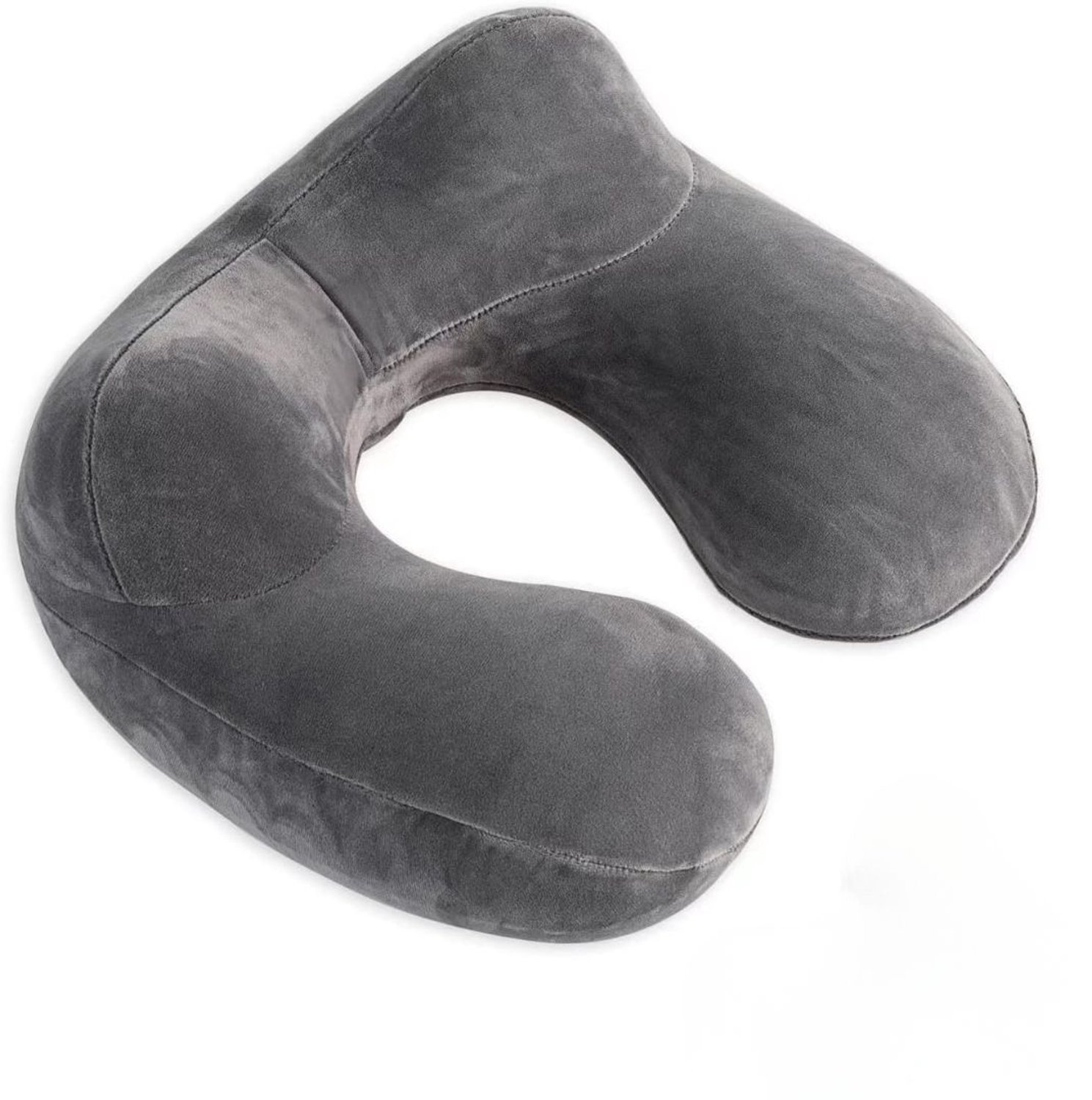 Nekkussen Vliegtuig - Nekkussen Memory Foam - Reiskussen Traagschuim - Grijs