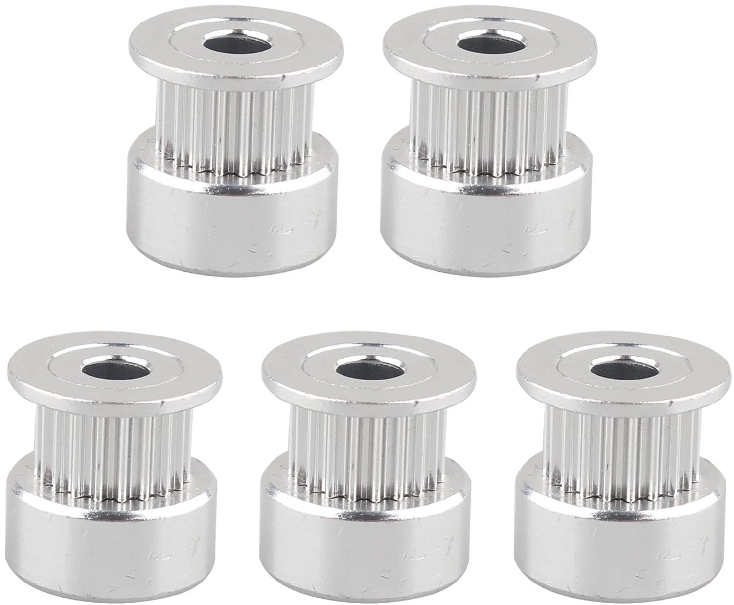 Timing Riem Katrol 20 Tanden - Aluminium - 6 mm Breedte - 5 Stuks - 3D Printer Accessoire - Eenvoudig te Installeren