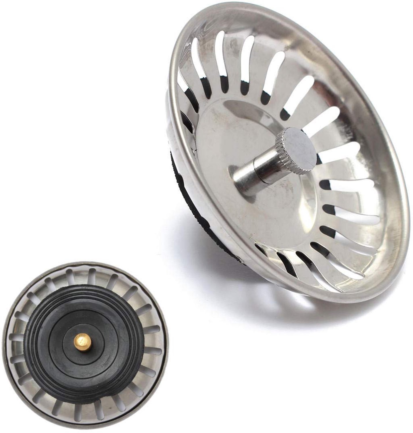 Vervangende Afvoerplug voor Keukens, 83mm RVS