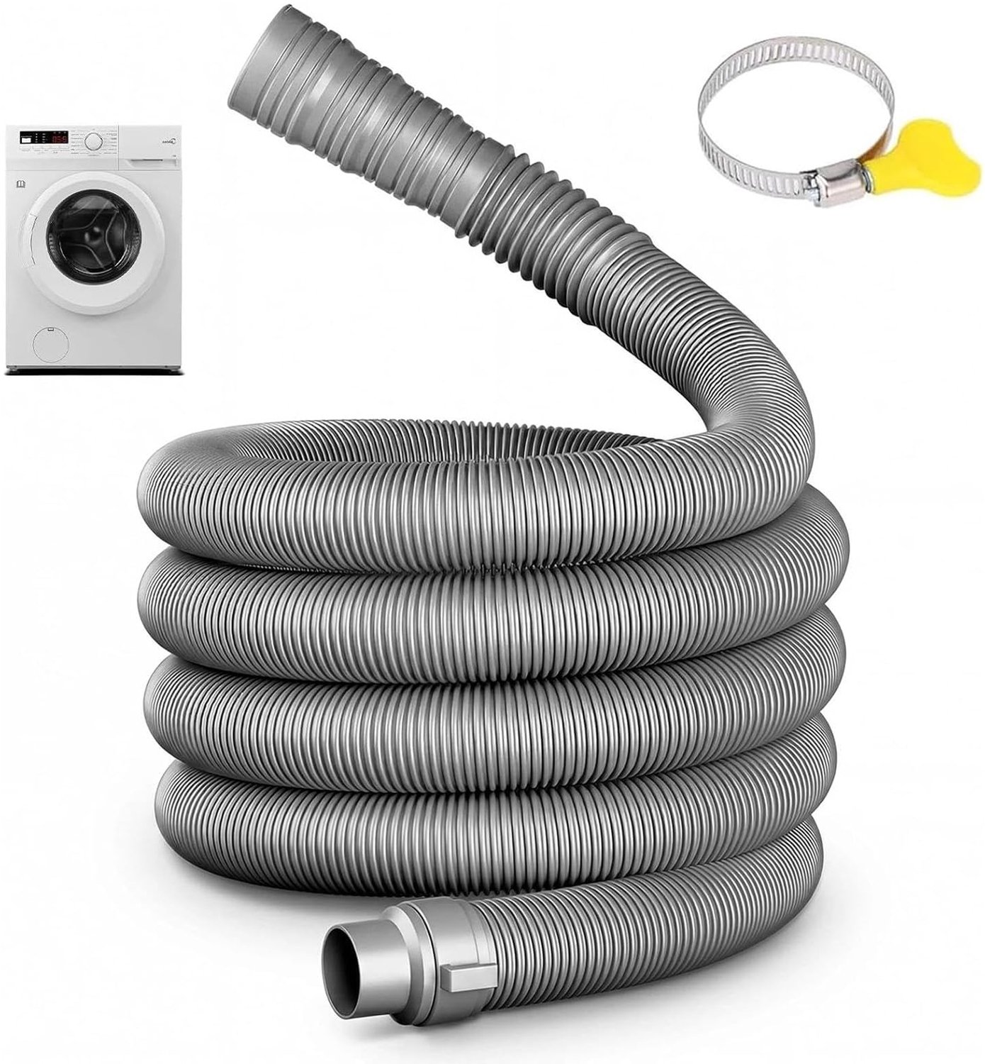 Vouwbare Afvoerslang van 4 Meter voor Caravan en Wasmachine