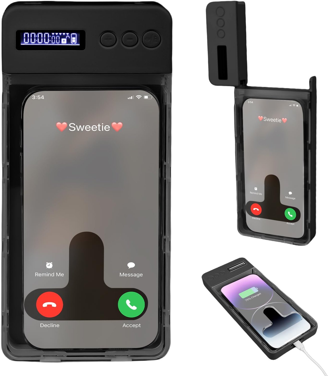 Handy-Vergrendelingsbox met Timer voor Mobiele Telefoon - Telefoongevangenis voor iPhone/Android