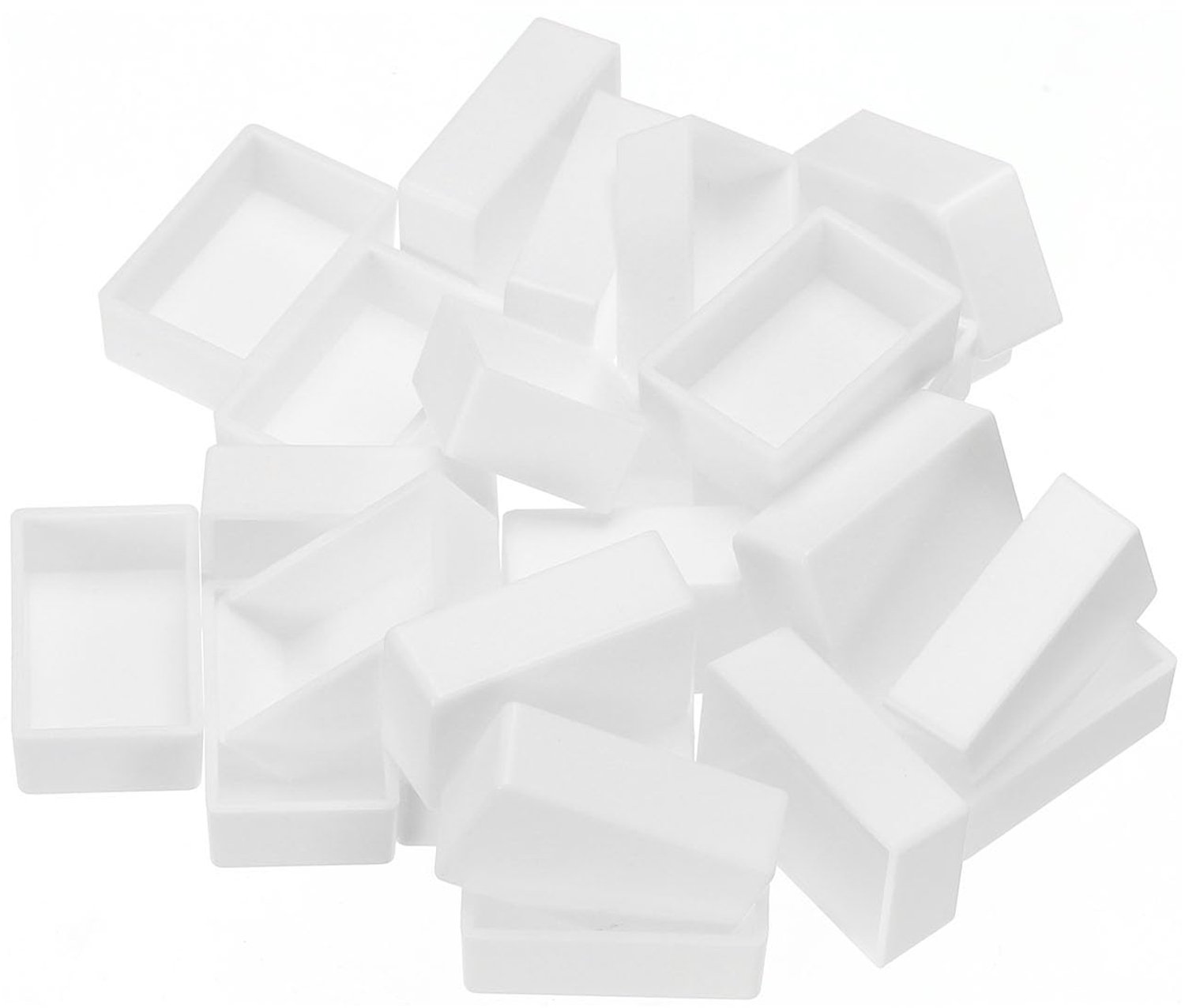 Lege Waterverfdozen - 48 Stuks Plastic Paletten - Wit