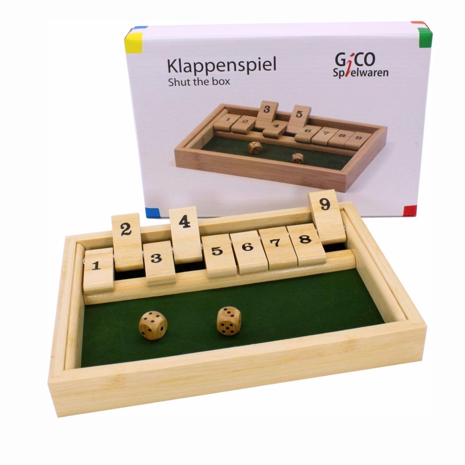 Houten Shut The Box Spel - Klassiek Bordspel voor Jong en Oud