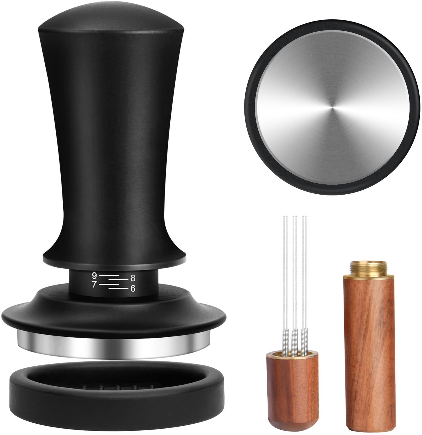 Espresso Tamper van 51 mm met Houten Handvat
