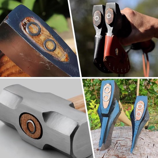 Veiligheid Ronde Handvat Wiggen - 28 Stuks voor Houtbewerking — afbeelding 4