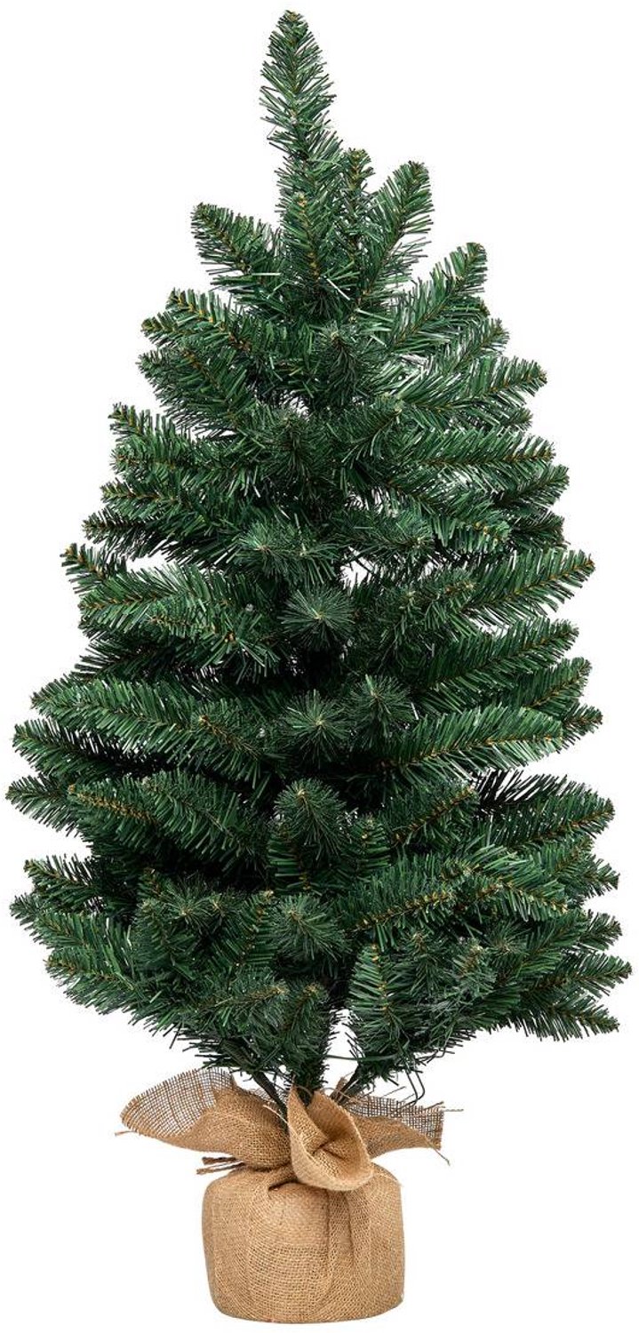 Sapin de Noël artificiel de table Juti lumineux 90 cm