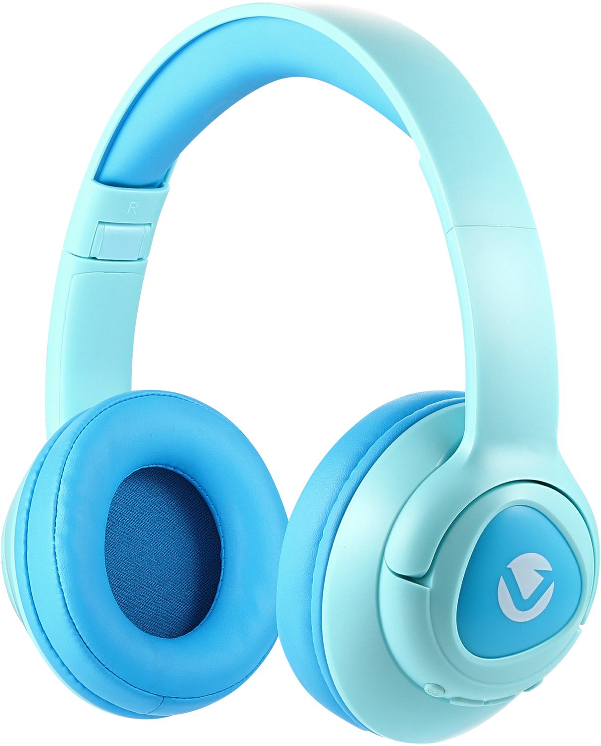 Volkano Koptelefoon Kinderen Sound Squadf - Hoofdtelefoon - Koptelefoon Draadloos met Bluetooth - Kinder Koptelefoon - Verstelbaar - Volumebegrenzing - AUX in - Blauw