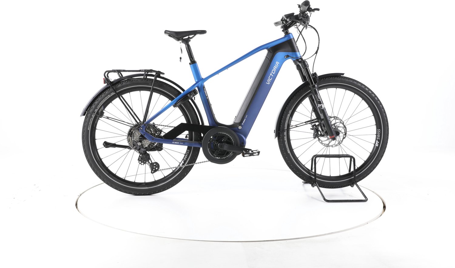 Victoria Fybron 6 Elektrische trekkingfiets Bosch Accu 750Wh 27 5 2023 blauw